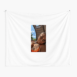Breckie Hill Smile More Graphic Breckie Hill Tapestries