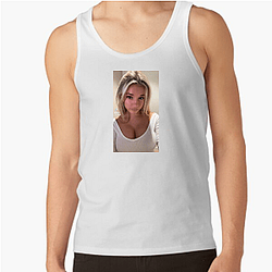 Breckie Hill Unique Personality Motif Breckie Hill Tank Tops
