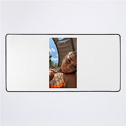Breckie Hill Smile More Graphic Breckie Hill Mouse Pads