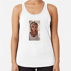 Breckie Hill Unique Personality Motif Breckie Hill Tank Tops