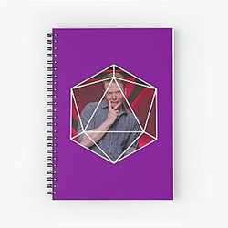 Brennan Lee Mulligan D20 Design Spiral Notebook