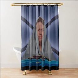 Non-sexual adult slumber party shower curtain by brennan lee mulligan