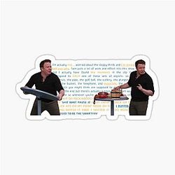 Brennan Lee Mulligan - OH NO My Point Sticker