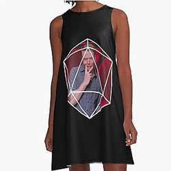 Brennan Lee Mulligan D20 Dice Design Dress