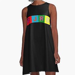 Queen - Hot Space A-Line Dress Featuring Freddie Mercury, John Deacon, Roger Taylor, Brian May