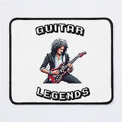 Brian May Retro Arcade Game Pixel Art Mouse Pad