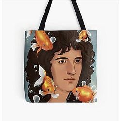 Brian May Water All Over Tote Bag
