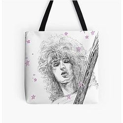 Brian May Stars All Over Print Tote Bag