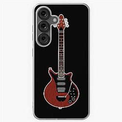 MUSICAL INSTUMENTS SILHOUETTES - BRIAN MAY RED SPECIAL Samsung Galaxy Soft Case