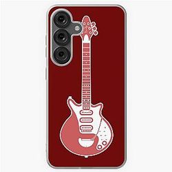 MUSICAL INSTUMENTS SILHOUETTES - BRIAN MAY RED SPECIAL Samsung Galaxy Soft Case