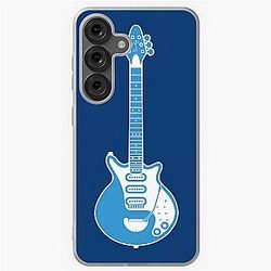 MUSICAL INSTUMENTS SILHOUETTES - BRIAN MAY RED SPECIAL Samsung Galaxy Soft Case