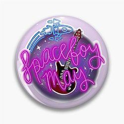 Spaceboy Brian May Sticker Pin