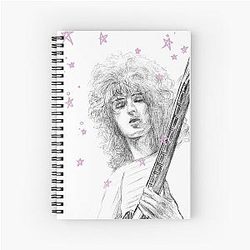 Brian May Spiral Notebook