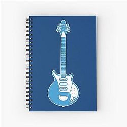 Musical Instruments - Brian May Red Special Spiral Notebook