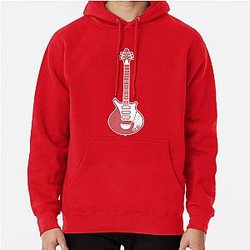 Musical Instruments - Brian May Red Special Pullover Hoodie