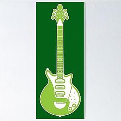 MUSICAL INSTRUMENTS - BRIAN MAY RED SPECIAL Poster