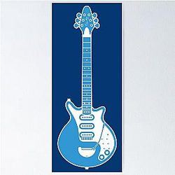 MUSICAL INSTRUMENTS - BRIAN MAY RED SPECIAL Poster