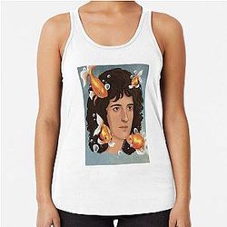 Brian May Underwater Racerback Tank