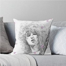 Brian May Throw Pillow