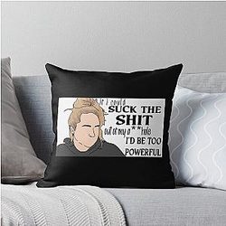 Brittany Broski Suck the Sh*t Throw Pillow