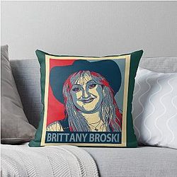 Brittany Broski Throw Pillow