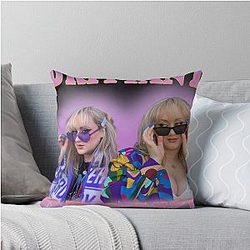 Brittany Broski Vintage Design Throw Pillow
