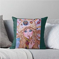 Brittany Broski Art Throw Pillow