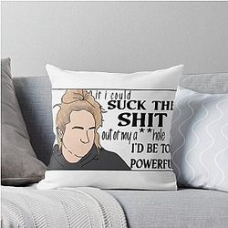 Brittany Broski Suck the Sh*t Throw Pillow