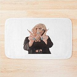 Brittany Broski Illustration Bath Mat