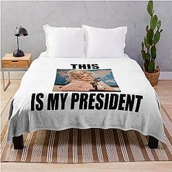President Brittany Broski Throw Blanket