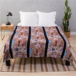 Brittany Broski Art Throw Blanket