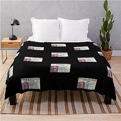 Brittany Broski Bikini Bottom License Throw Blanket