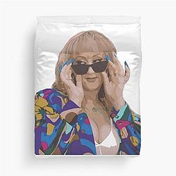 Brittany Broski Vector Illustration Duvet Cover