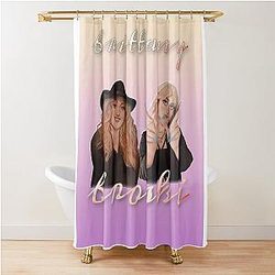 Brittany Broski Vintage Style Shower Curtain