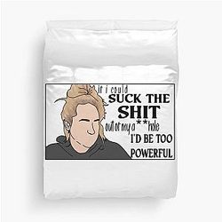 Brittany Broski Suck Sh*t Duvet Cover