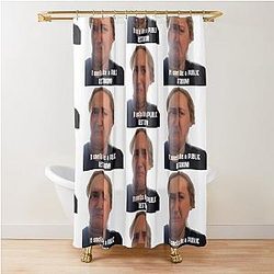 It smells like a public rest room! (TikTok Kombucha girl Brittany Broski) Shower curtain