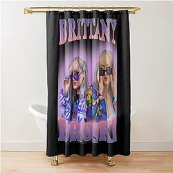 Brittany Broski Vintage Style Shower Curtain