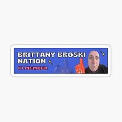 Brittany Broski Nation Bumper Sticker