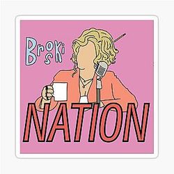 Brittany Broski Nation Sticker
