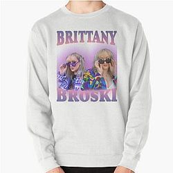 Brittany Broski 90s Style Pullover Sweatshirt