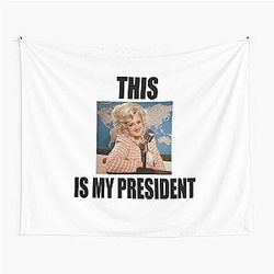President Britney Broski Tapestry