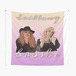 Brittany Broski Vintage Style Design Tapestry