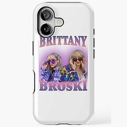 Brittany Broski 90s Vintage Style Design iPhone Case