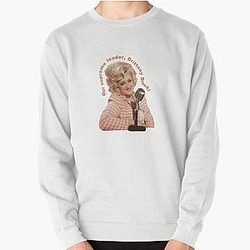 Brittany Broski Supreme Leader Sticker Pullover Sweatshirt