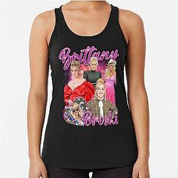 vintage Brittany Racerback Tank Top
