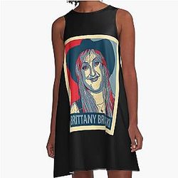 Brittany Broski A Line Dress