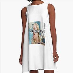 Brittany Broski spirit animal sticker A-Line Dress