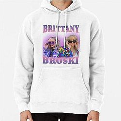 Brittany Broski 90s Vintage Style Pullover Hoodie