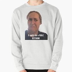 It Smells Like A Public Restroom (TikTok Kombucha Girl Brittany Broski) Pullover Sweatshirt