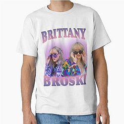 Brittany Broski 90s Vintage Style Classic T-Shirt